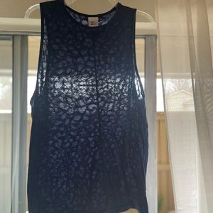 Nike Pro Dri-fit Navy Tank Top Size L